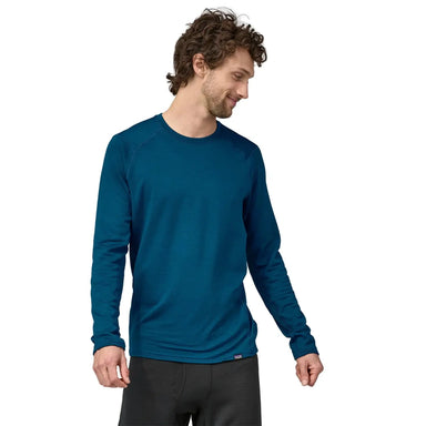 Patagonia M's Capilene® Thermal Weight Crew, Lagom Blue, front view on model