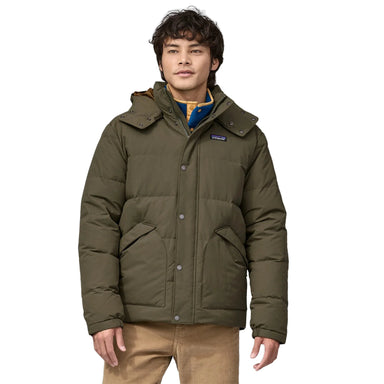 Patagonia M's Downdrift Jacket, Basin Green, front view on model