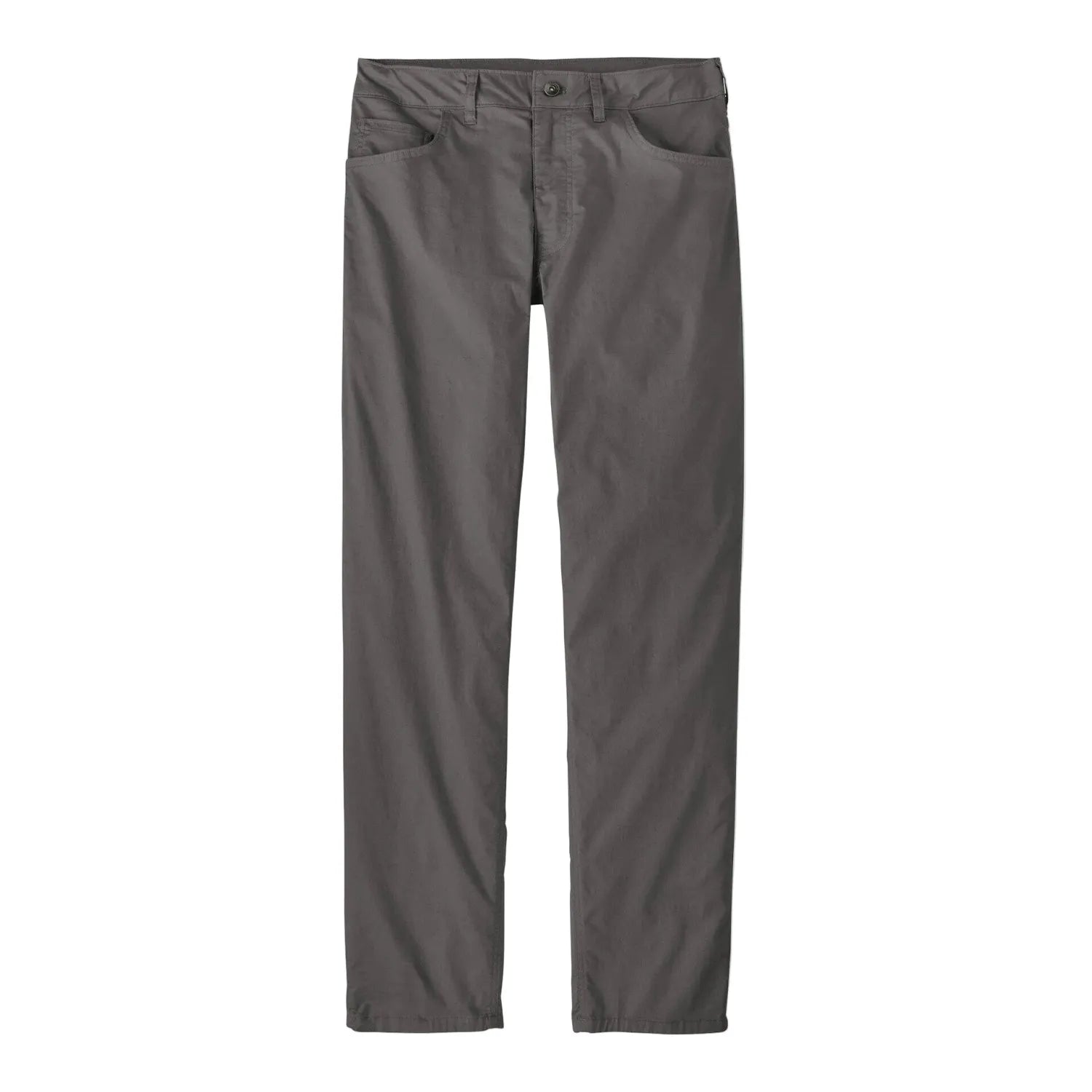 Patagonia Men's Lightweight All-Wear 5-Pocket Pants - Regular in Forge Grey, front view flat
