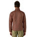 Patagonia Men's Nano Puff® Jacket in Dried Vanilla, back view on model 