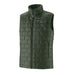 Patagonia Men's Nano Puff® Vest in Old Growth Green, front view flat 
