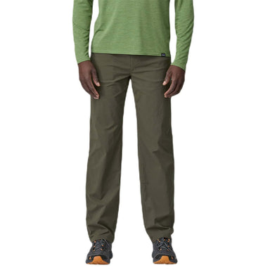 Patagonia M's Quandary Pants, Pine Needle Green, front view on model 