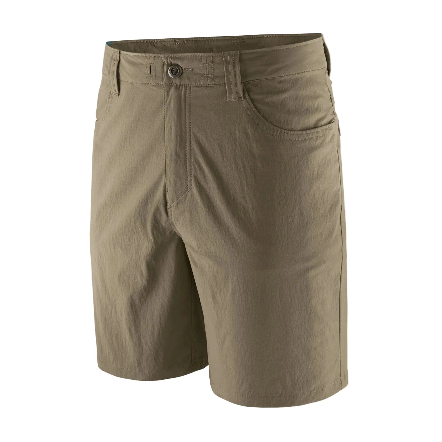 Patagonia Men's Quandary Shorts - 8" in Wing Grey, front view flat