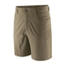 Patagonia Men's Quandary Shorts - 8" in Wing Grey, front view flat