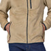 Patagonia M's Re-Tool Fleece Jacket, El Cap Khaki, front view up close on model