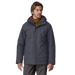 Patagonia Men's Windshadow Parka in Smolder Blue, front view on model 