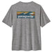 Patagonia Men's Capilene Cool Daily Graphic Shirt Feather Grey Flat Back