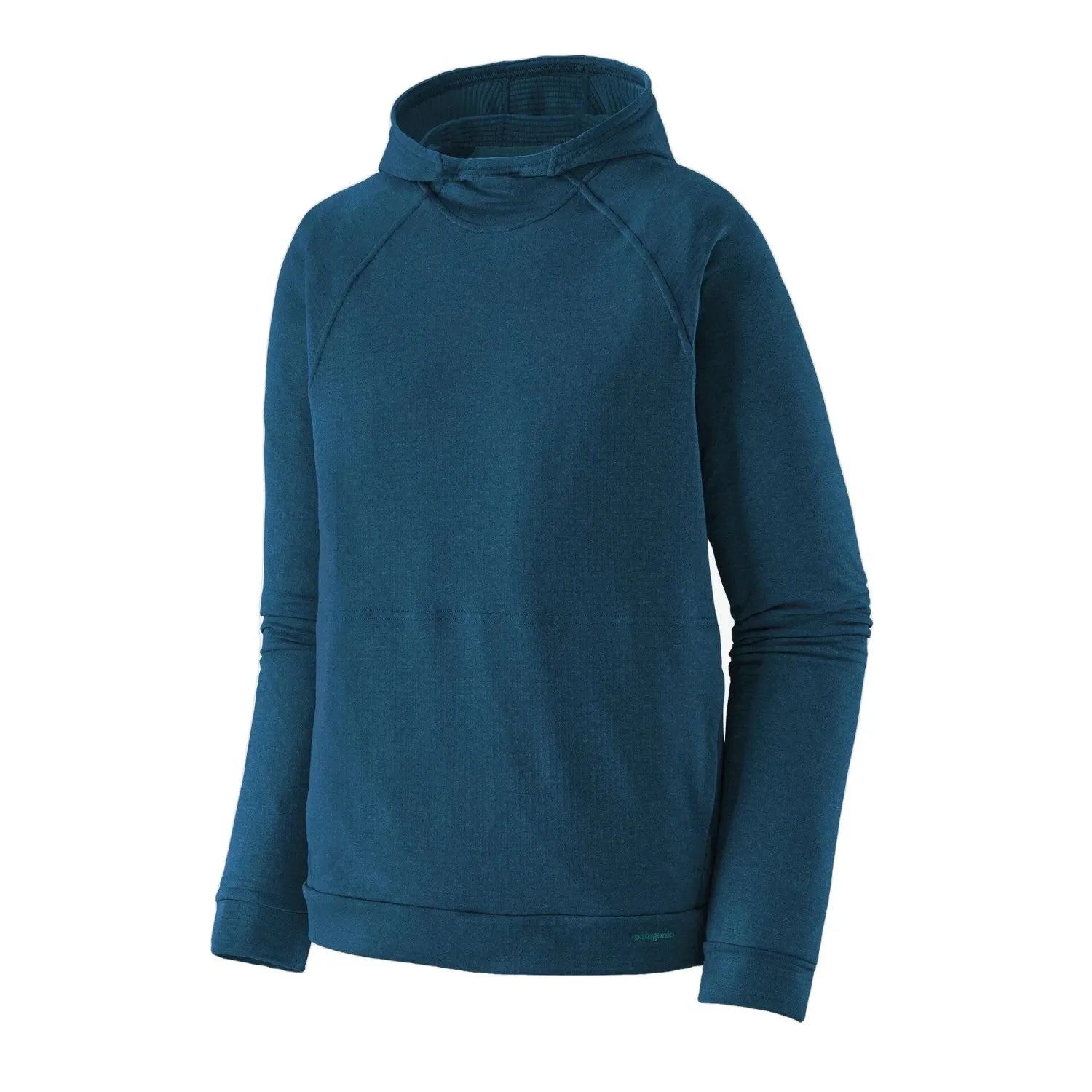 Patagonia Men's Capilene® Thermal Hoody shown in Lagom Blue - Front view.