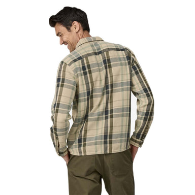 Patagonia M's Fjord Loft Shirt , Mist Natural, back view on model