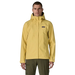 Patagonia Men's Torrentshell 3L Jacket in limestone yellow, on model front view
