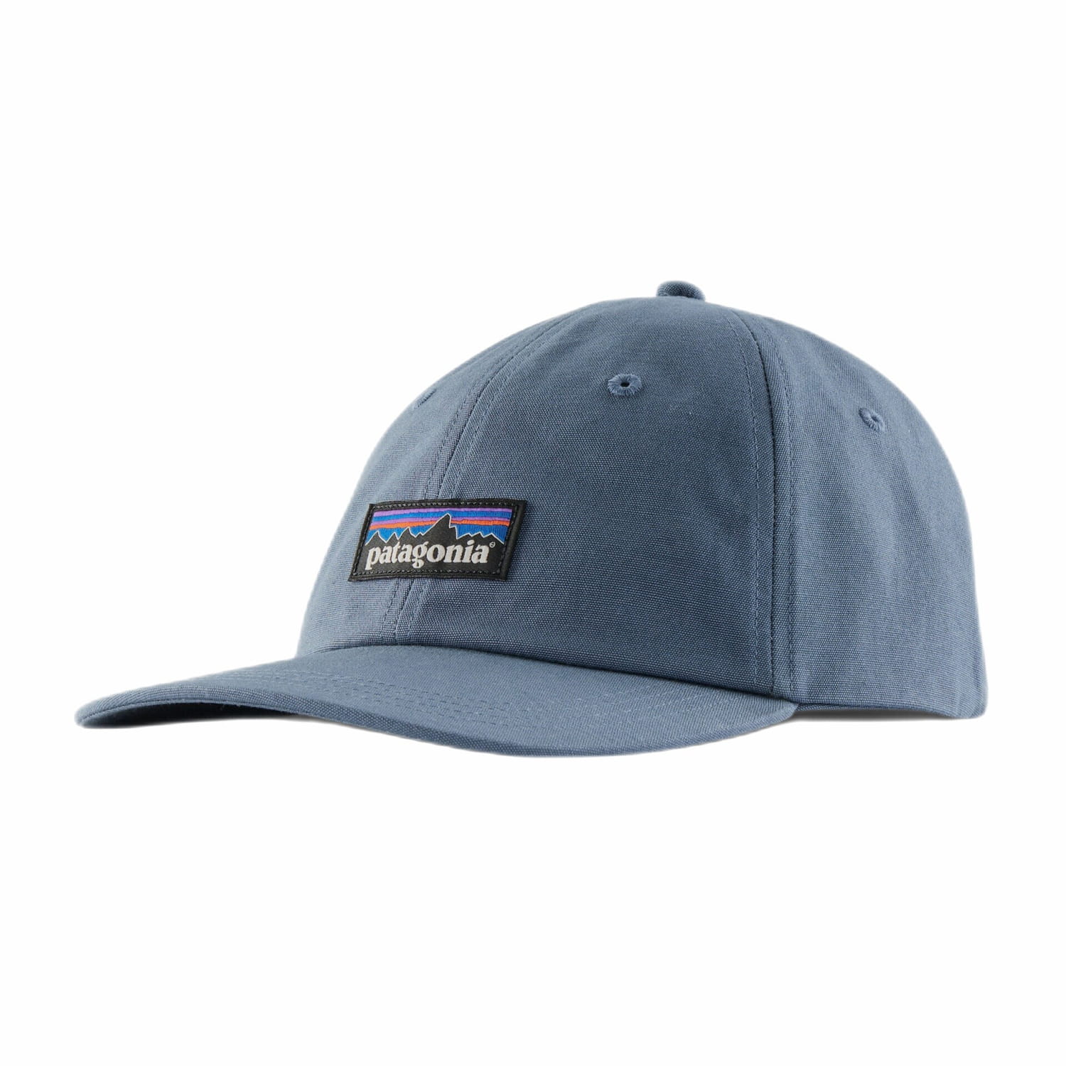 Patagonia P-6 Label Trad Cap, Utility Blue, front view