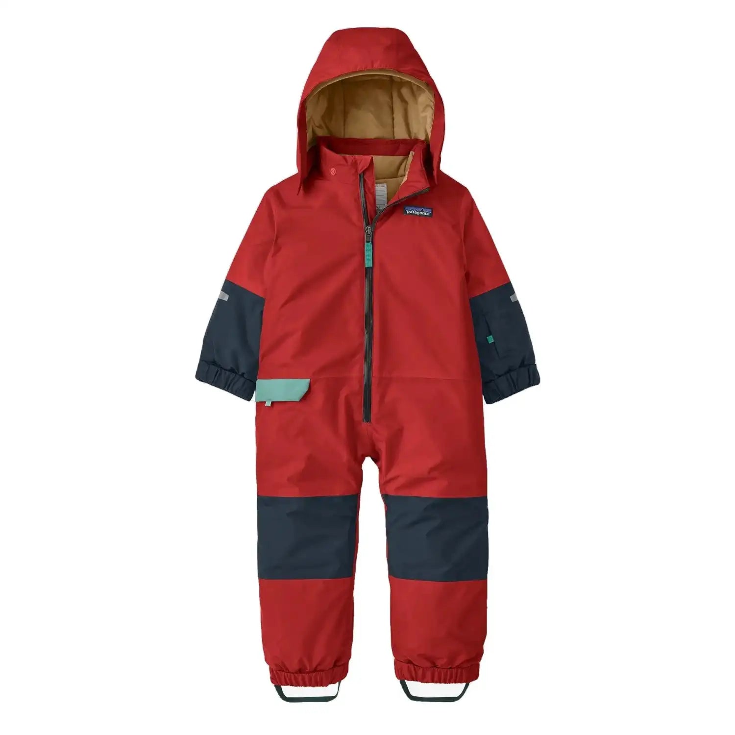 Patagonia Baby Snow Pile One-Piece, Touring Red, front view 