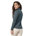 Patagonia Women's Better Sweater® Fleece Jacket, Nouveau Green, back view on model