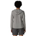 Patagonia Women's Capilene® Cool Daily Hoody - Fitz Roy Nimbus in Feather Grey, back view on model