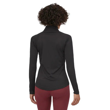 Patagonia W's Capilene® Midweight Zip-Neck, Black, back view on model