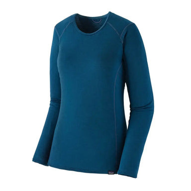 Patagonia W's Capilene® Thermal Weight Crew, Lagom Blue, front view 