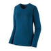 Patagonia W's Capilene® Thermal Weight Crew, Lagom Blue, front view 