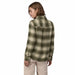 Patagonia W's Fjord Flannel Shirt, Cascade Pine Needle, back view model 