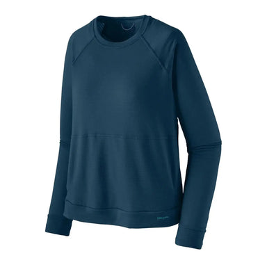 Patagonia W's Long-Sleeved Capilene® Thermal Crew, Lagom Blue, front view