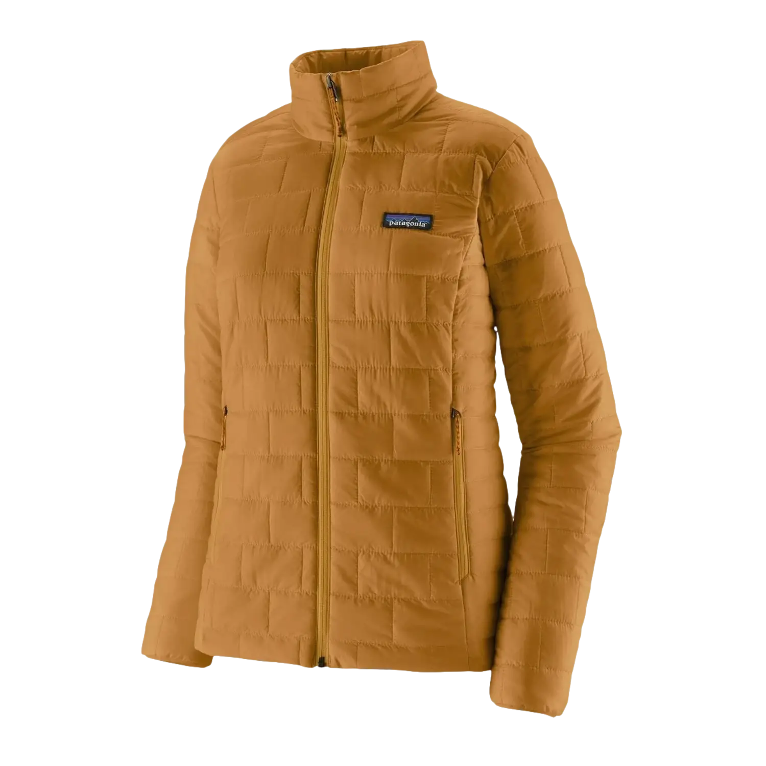 Patagonia Women's Nano Puff® Jacket in talon gold, flat front view