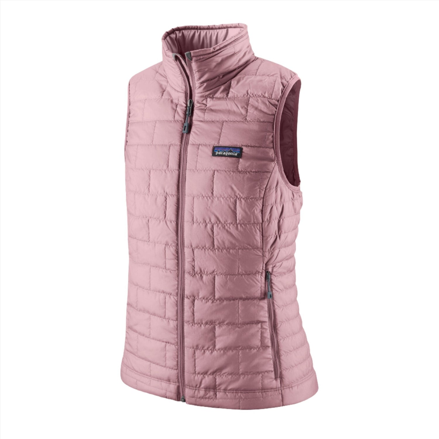 Patagonia W's Nano Puff® Vest, Stormy Mauve, front view flat 