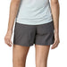 Patagonia W's Quandary Shorts - 5", Forge Grey, back view model