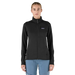 Patagonia Women's R1® Fleece Jacket in Black, front view on model 