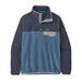 Patagonia W's Lightweight Synchilla Snap-T Pullover Utility Blue Flat Front