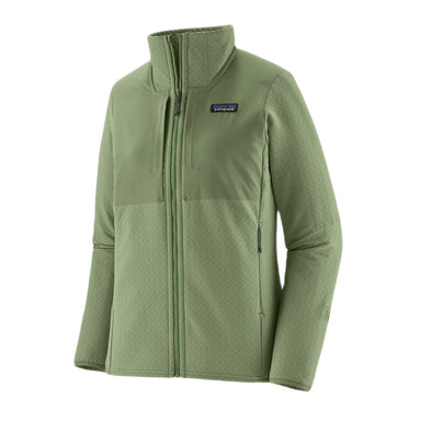 Patagonia Women's R2 CrossStrata Jacket Terrain Green Flat Front