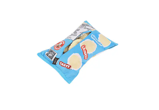 P.L.A.Y. Snack Attack Fluffles Chips, back view 