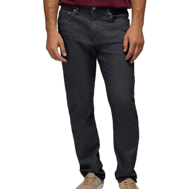 Prana Men's Bridger Jean in Denim, front view on model 