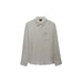 Prana Men's Mendocino Shirt in River Rock, front view flat