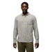 Prana Men's Mendocino Shirt in River Rock, front view on model 