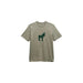 Prana Men's Wise AShort Sleeve Journeyman Short Sleeve Graphic Tee in Sage Wise Ass, front view flat