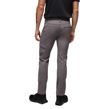 Prana Men's Stretch Zion™ Straight Pant in Pewter, back view on model 