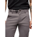 Prana Men's Stretch Zion™ Straight Pant in Pewter, front view on model with view of belt 