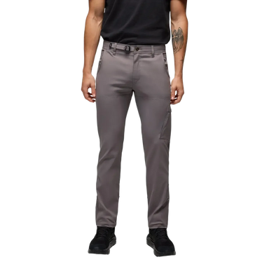Prana Men's Stretch Zion™ Straight Pant in Pewter, front view on model 