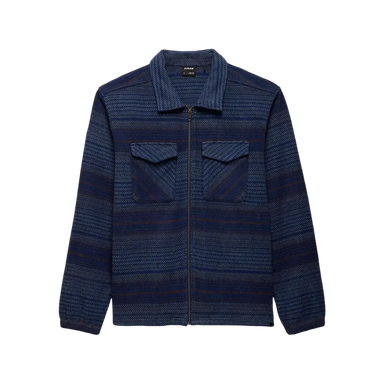 Prana Men's Heritage Zip Flannel, flat lay