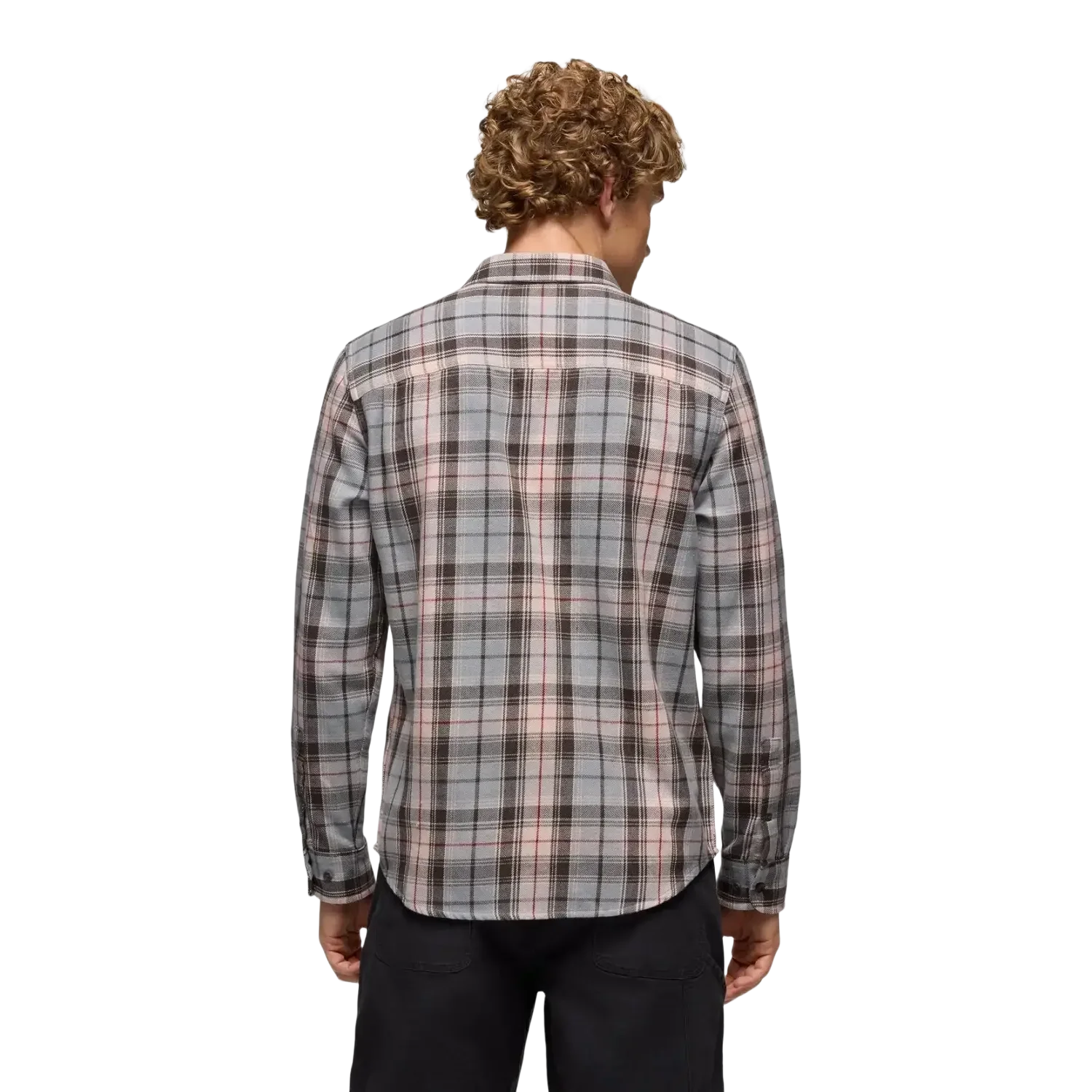 Prana Men's Westbrook Flannel Shirt, back view