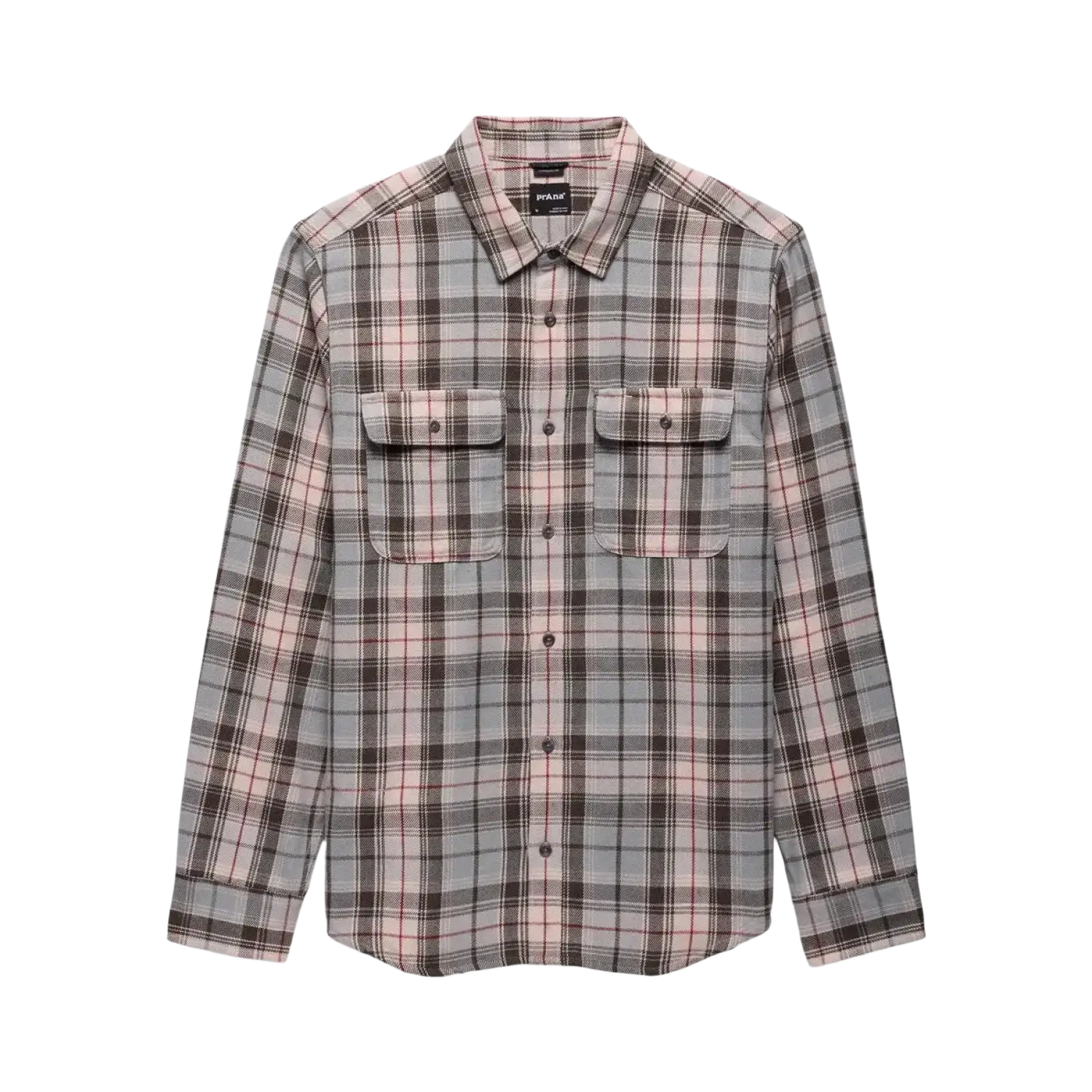 Prana Men's Westbrook Flannel Shirt, flat view