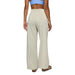 Prana Prana Women's Shea Soft Wide Leg Pant in Almond, back view model 