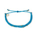 Pura Vida gold malibu bracelet in neon blue