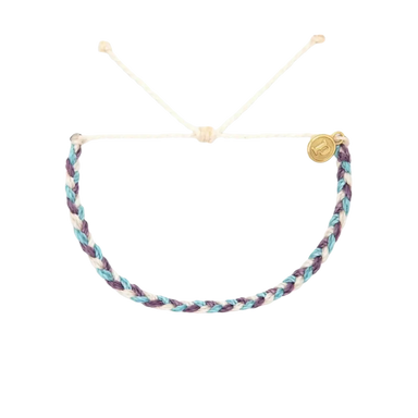 Pura Vida Multi Mini Braided Bracelet in pinky promise