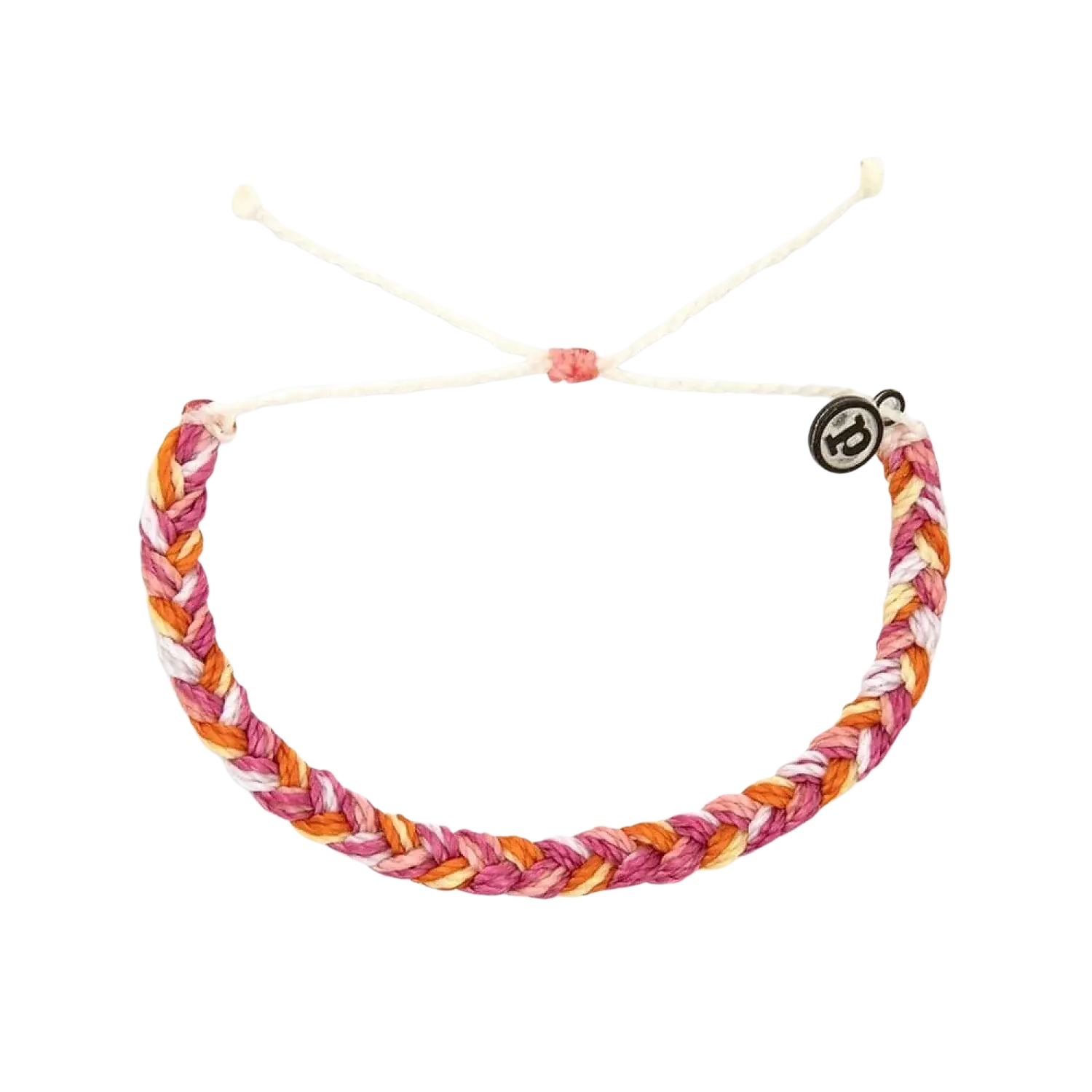Pura Vida Multi Braided Bracelet in daiquiri, front view