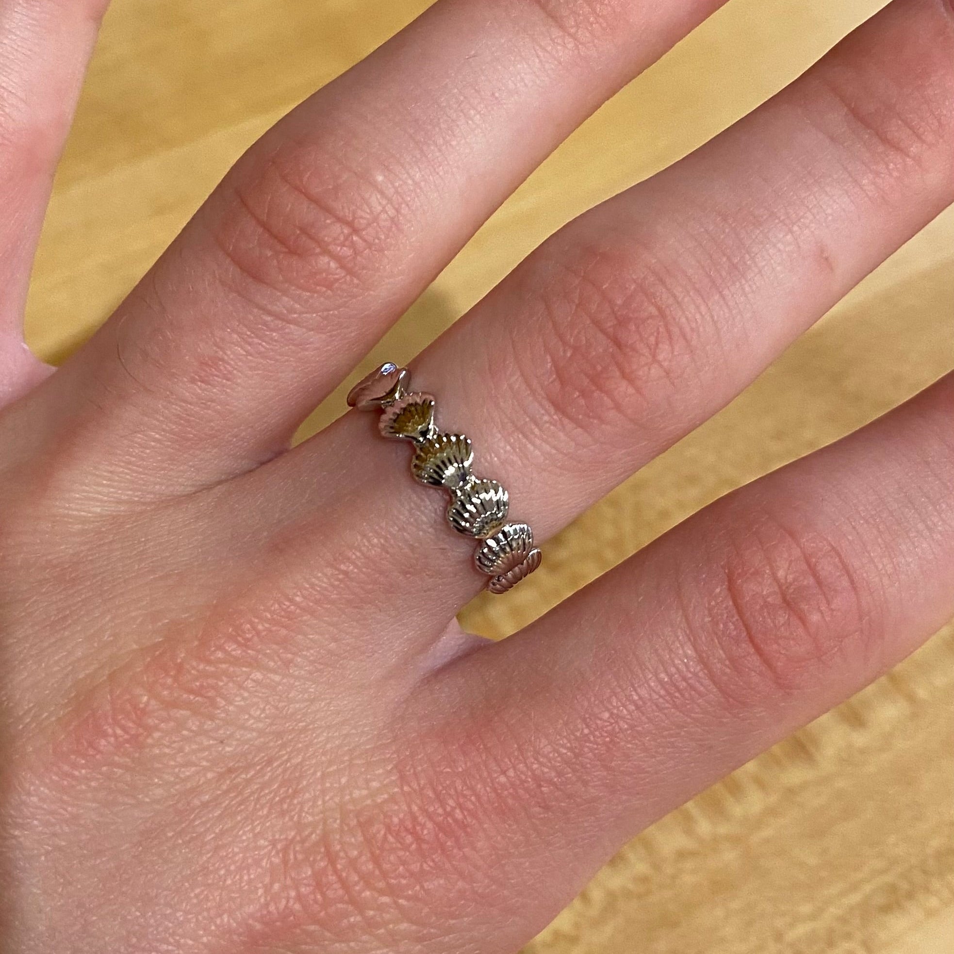 Pura Vida Shell Band Ring