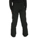 Quicksilver Boy’s Estate Technical Snow Pants shown on model in the True Black color option. Back view.