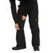 Quicksilver Boy’s Estate Technical Snow Pants shown on model in the True Black color option.