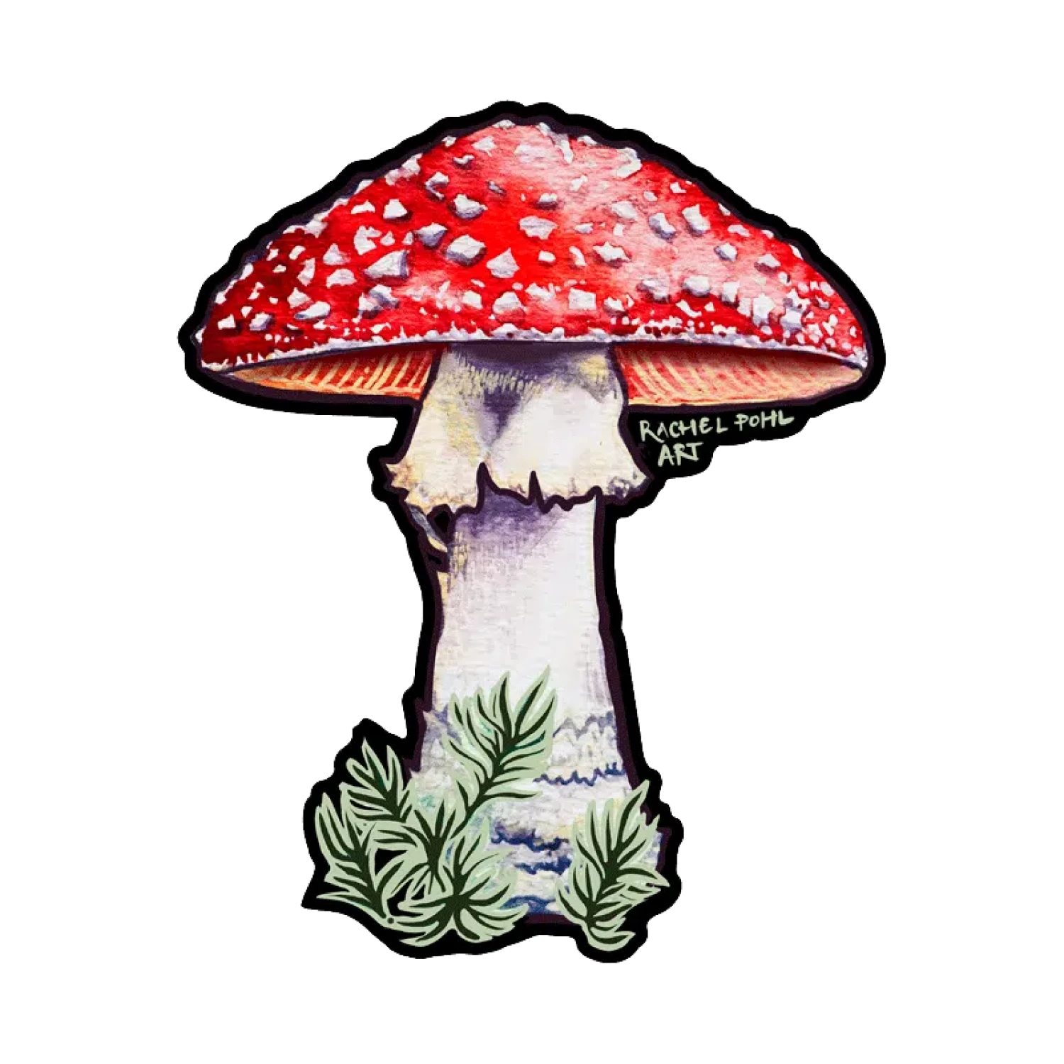 NoSo Gear Repair Patch in red toadstool