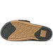 Reef Men's Phantom Slab Slides in tan & black, sole view