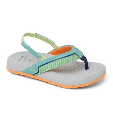 Reef Toddler's Little Windswell Sandals  in tropic/grey, front view